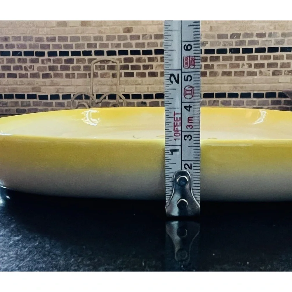 Vintage Brock Of California Serving Platter Farmhouse Yellow Tray‎ Hay Donkey
